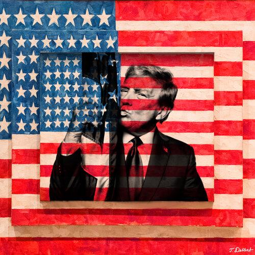 FOR THE LOVE OF AMERICA van Thomas Dellert, Afdruk te koop op Singulart