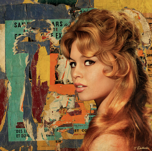 Brigitte  etait de L'or pur by Thomas Dellert, Print for Sale on Singulart