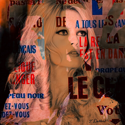 BB le visage angélique van Thomas Dellert, Fotografie te koop op Singulart