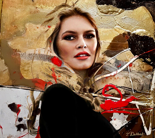 Bardot a French piece of Art by Thomas Dellert, 사진 for Sale on Singulart
