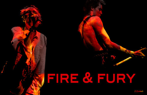 FIRE AND FURY.     We will burn down Bucking Ham Palace and Downing Street Nr 10 by Thomas Dellert, Digital for Sale on Singulart