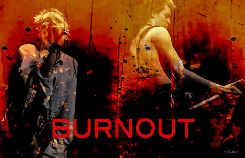 BURN OUT ! put the world on fire and let it burn out with Punk Rock Music and Noice van Thomas Dellert, Digitaal te koop op Singulart