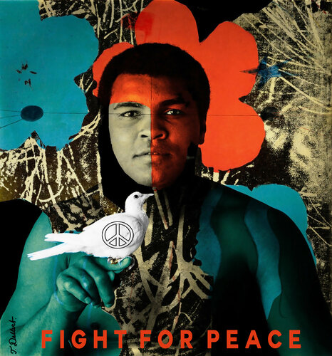 A Fighter for Peace van Thomas Dellert, Fotografie te koop op Singulart