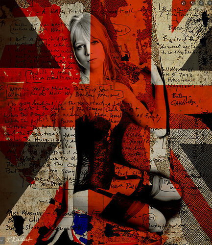 British Girls are Sexy  _. Marian UnFaithful van Thomas Dellert, Afdruk te koop op Singulart