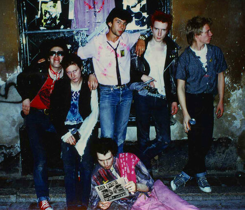 Tommy Dollar and the SEX PISTOLS. 1977 di Thomas Dellert, Fotografia in vendita su Singulart