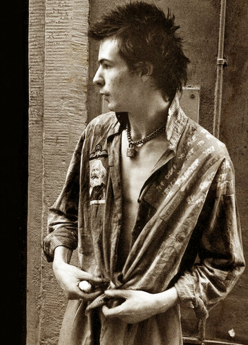 Sid Vicious original punk rocker from 1975 by Thomas Dellert