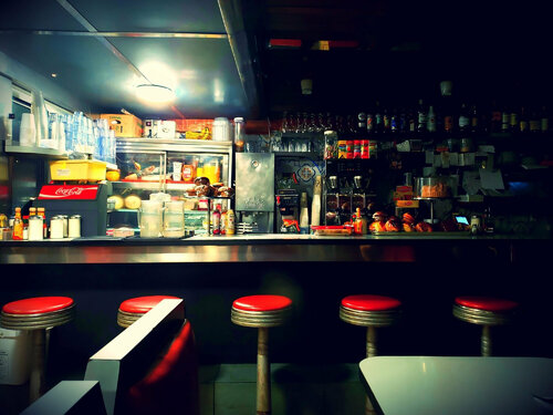 Manhattan Diner van Thomas Dellert, Fotografie te koop op Singulart