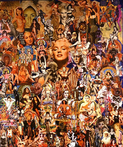 Saint Monroe   ( STOLEN in Berlin on my retrospective Exhibition  2013 ) de Thomas Dellert, Pintura a la venta en Singulart