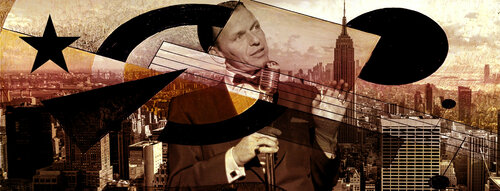 New York New York . Frank Sinatra par Thomas Dellert, Photographie en vente sur Singulart