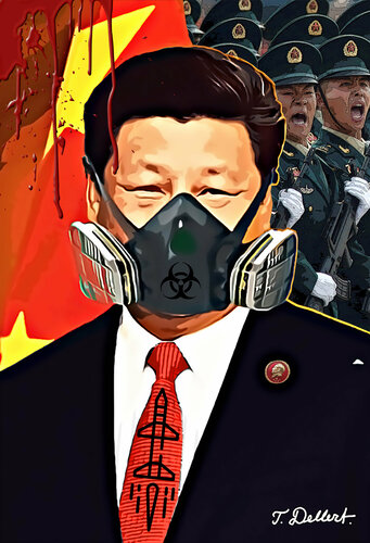 XI JINPING par Thomas Dellert, Édition en vente sur Singulart