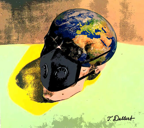 WORLD PANDEMIC par Thomas Dellert, Édition en vente sur Singulart