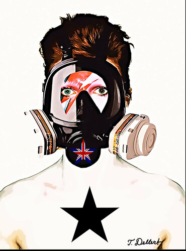 DAVID BOWIE by Thomas Dellert, 인쇄 for Sale on Singulart