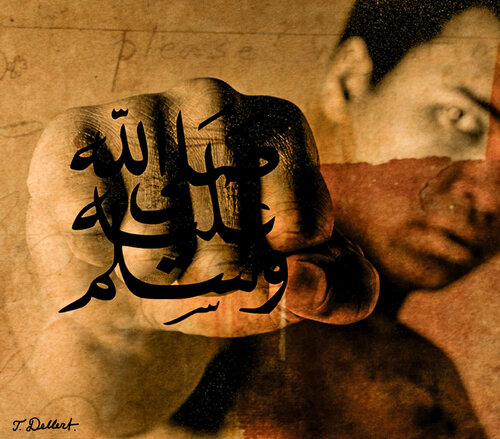Fist of Muhammad Ali de Thomas Dellert, Impresión a la venta en Singulart