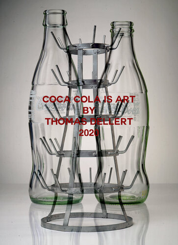 Cover Page  for the Coke is Art book de Thomas Dellert, Impresión a la venta en Singulart