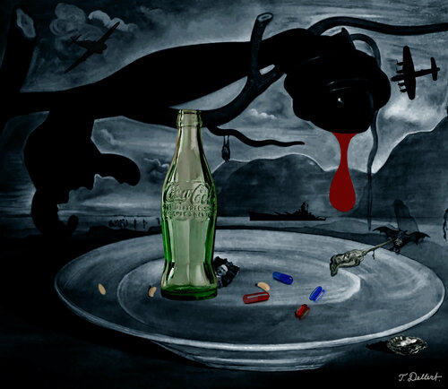 A CALL FOR COKE.   after Salvador Dali by Thomas Dellert, Print for Sale on Singulart