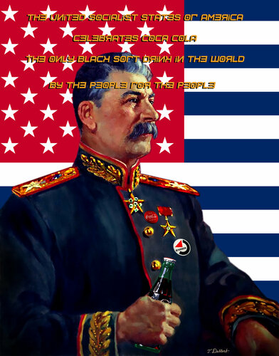 The United Socialist States of America van Thomas Dellert, Afdruk te koop op Singulart