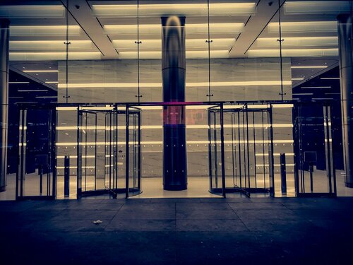 Entrance Manhattan NY Thomas Dellert