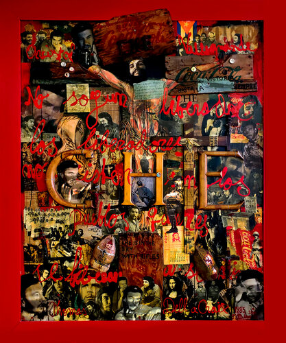 Comandante  CHE  GUEVARA   the "Christ of Vallegrande" von Thomas Dellert, Malerei kaufen auf Singulart