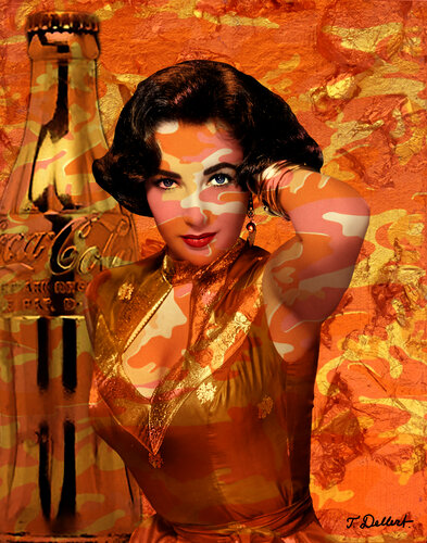 Liz and Coke is pure Gold par Thomas Dellert, Édition en vente sur Singulart