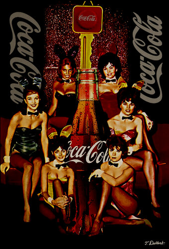 All Play Boy Bunnies Love Coke par Thomas Dellert, Édition en vente sur Singulart