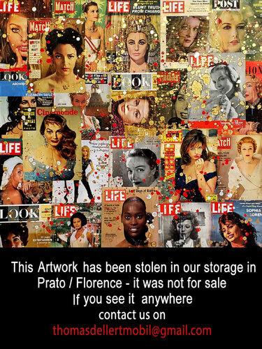 Cover Girls van Thomas Dellert, Schilderij te koop op Singulart