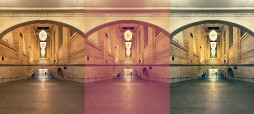 Manhattan Grand Central Station Archway ( Triptych ) par Thomas Dellert, Photographie en vente sur Singulart