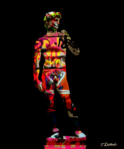 Grafitti Man par Thomas Dellert, Photographie en vente sur Singulart