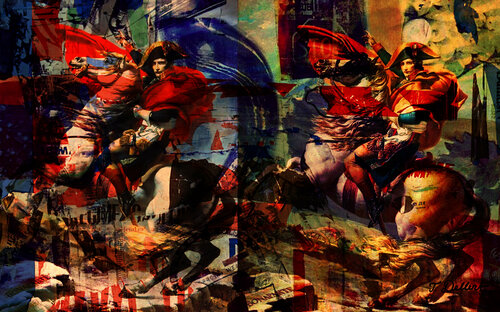 Vive la France.  nous sommes fiers de partir au combat. van Thomas Dellert, Digitaal te koop op Singulart