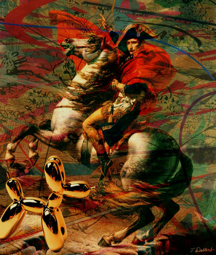 Napoleon Bonaparte loved War Dogs and Horses. von Thomas Dellert, Digital kaufen auf Singulart