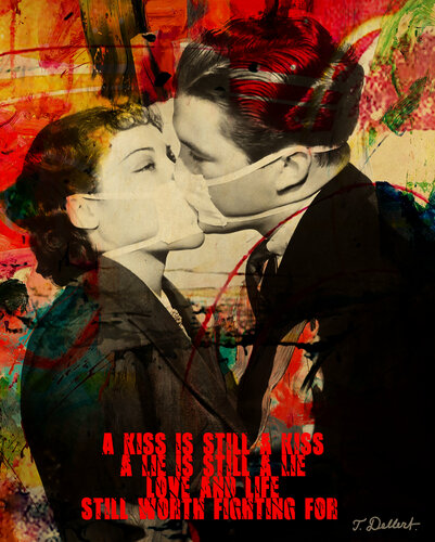 LOVE in times of a Pandemic van Thomas Dellert, Afdruk te koop op Singulart
