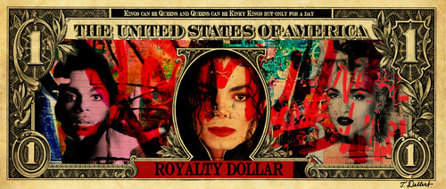POP ROYALTY DOLLAR.    ( Prince -Michael Jackson -Madonna par Thomas Dellert, Photographie en vente sur Singulart