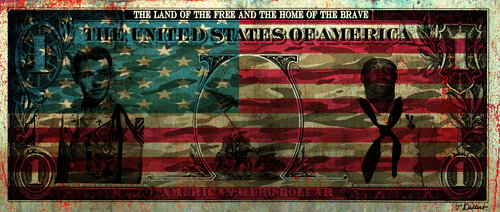 AMERICAN HERO DOLLAR par Thomas Dellert, Photographie en vente sur Singulart