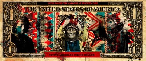 NATIVE AMERICAN INDIAN DOLLAR par Thomas Dellert, Photographie en vente sur Singulart