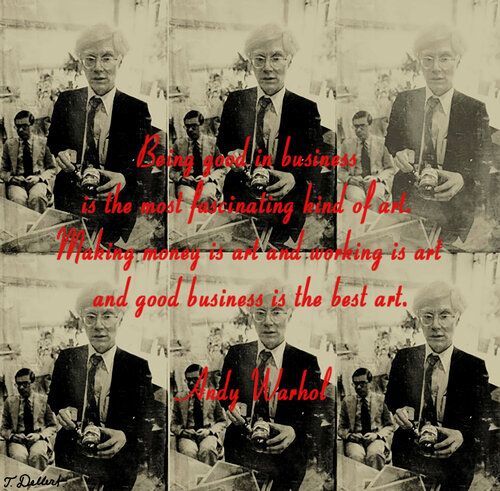 Making money is making Art.    After a photograph by Bruno Ehrs par Thomas Dellert, Édition en vente sur Singulart