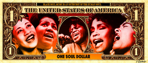 ONE SOUL DOLLAR   ( Ella Fitzgerald Aretha Franklin James Brown Whitney Huston  Billie Holiday ) Thomas Dellert