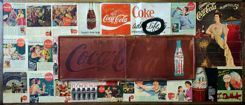 Coca Cola is Real Art par Thomas Dellert, Peinture en vente sur Singulart