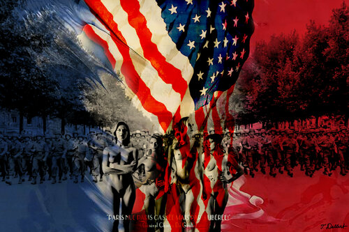 Naked during the Liberation of Paris par Thomas Dellert, Photographie en vente sur Singulart