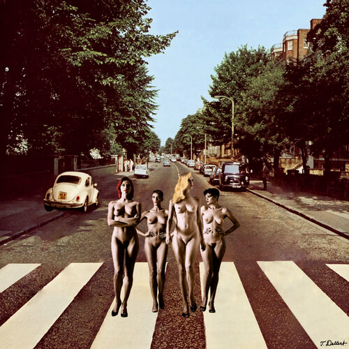 Naked on Abbey Road par Thomas Dellert, Photographie en vente sur Singulart