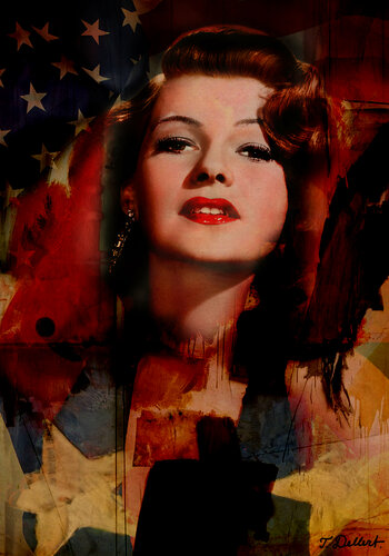 Rita Hayworth  Gilda  ( part of the portrait series The American Dream ) by Thomas Dellert, 인쇄 for Sale on Singulart