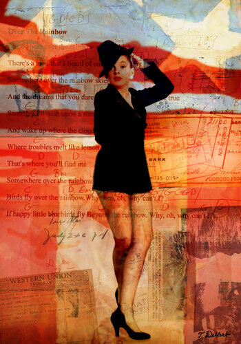 Judy Garland  Star over the Rainbow par Thomas Dellert, Édition en vente sur Singulart