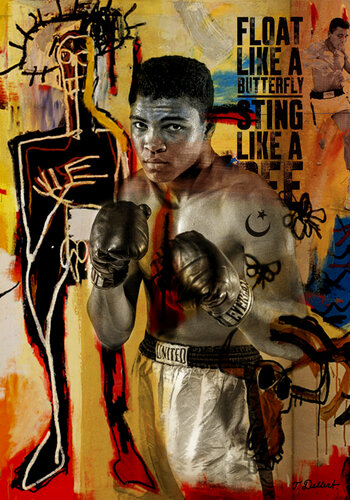 Muhammad Ali Float like a butterfly sting like a bee par Thomas Dellert, Photographie en vente sur Singulart