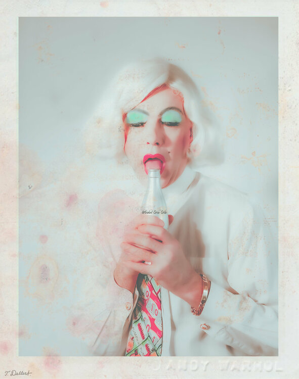 Dollar Drag Polaroid   " My Silver Coke by Andy " Thomas Dellert