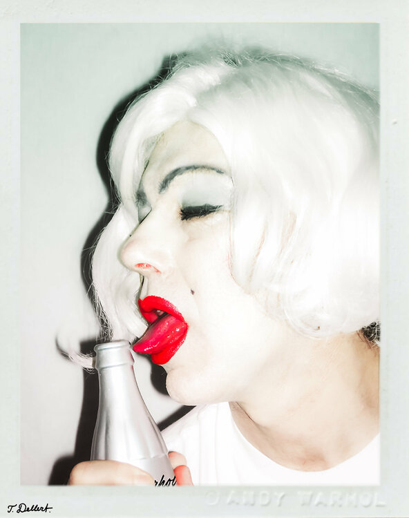 Dollar Drag Polaroid  " for the Love of Coke " Thomas Dellert