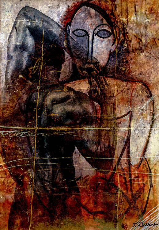 Looking at a Picasso.  ( after Robert Mapplethorpe. ) Thomas Dellert