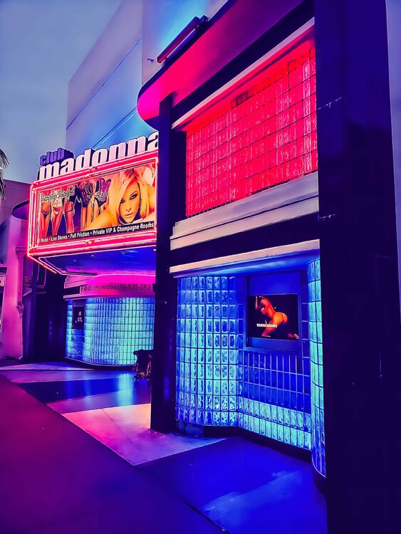 Club Madonna - Miami. Original photo T Dellert Thomas Dellert