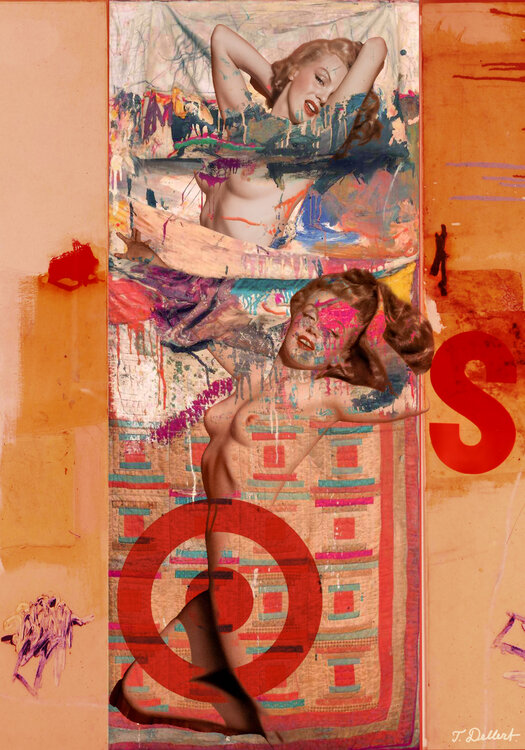 American Dream Bed.           Marilyn Monroe and Robert Rauschenberg Thomas Dellert