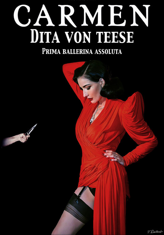 CARMAN  with Dita von Teese  Prima Ballerina Thomas Dellert