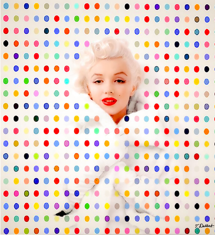 M and M        inspired by Damien Hirst and M&M candy Thomas Dellert