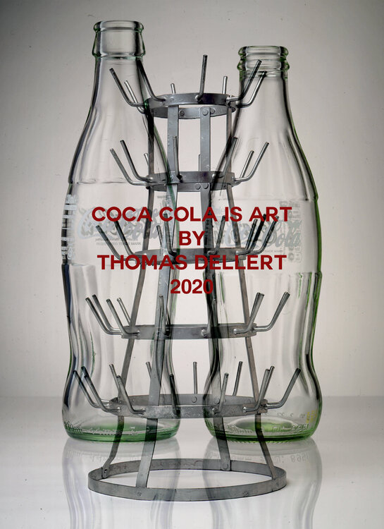 Cover Page  for the Coke is Art book Thomas Dellert