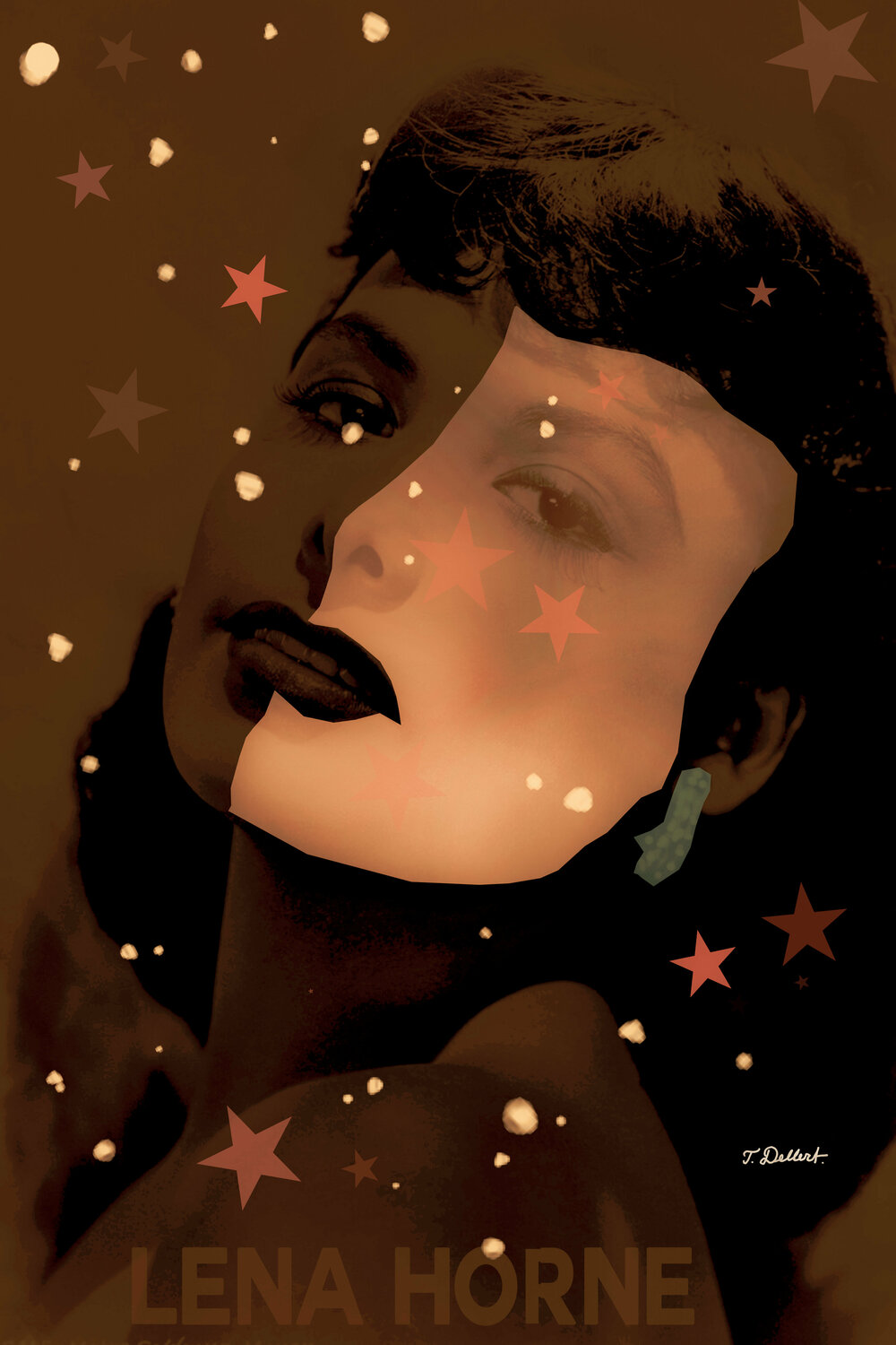 LENA HORNE.  Singer Thomas Dellert